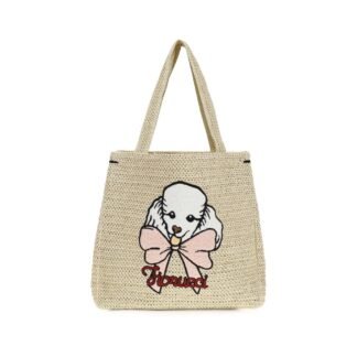 Beige Paper Shoulder Bag