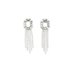 Silver Brass Earrings