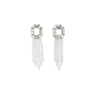 Silver Brass Earrings