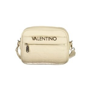 Beige Polyurethane Women's Bag