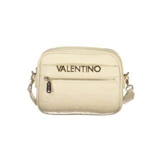 Beige Polyurethane Women's Bag