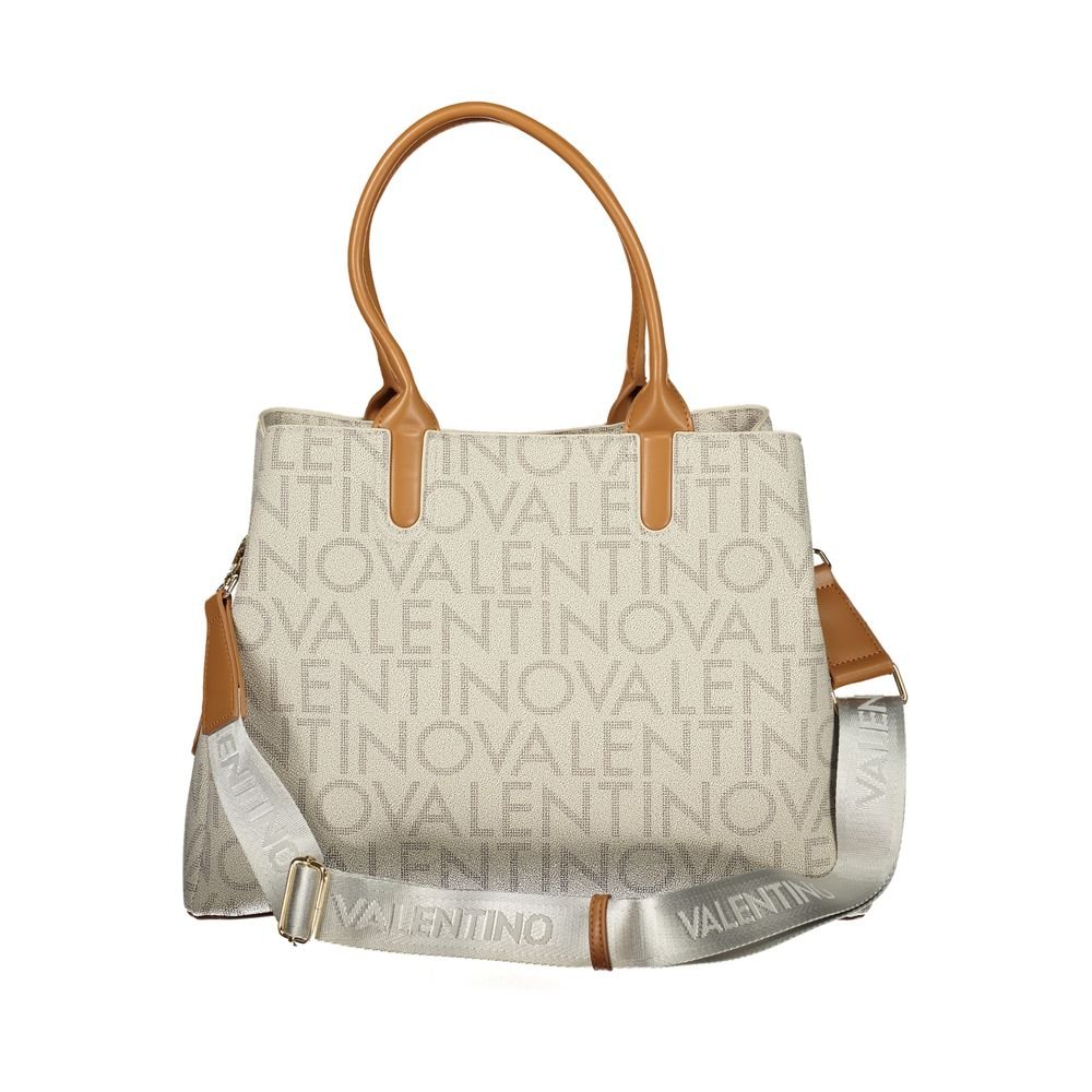 Beige Polyurethane Womens Bag - Image 2