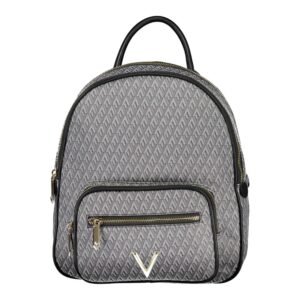 Black Polyurethane Women's Backpack