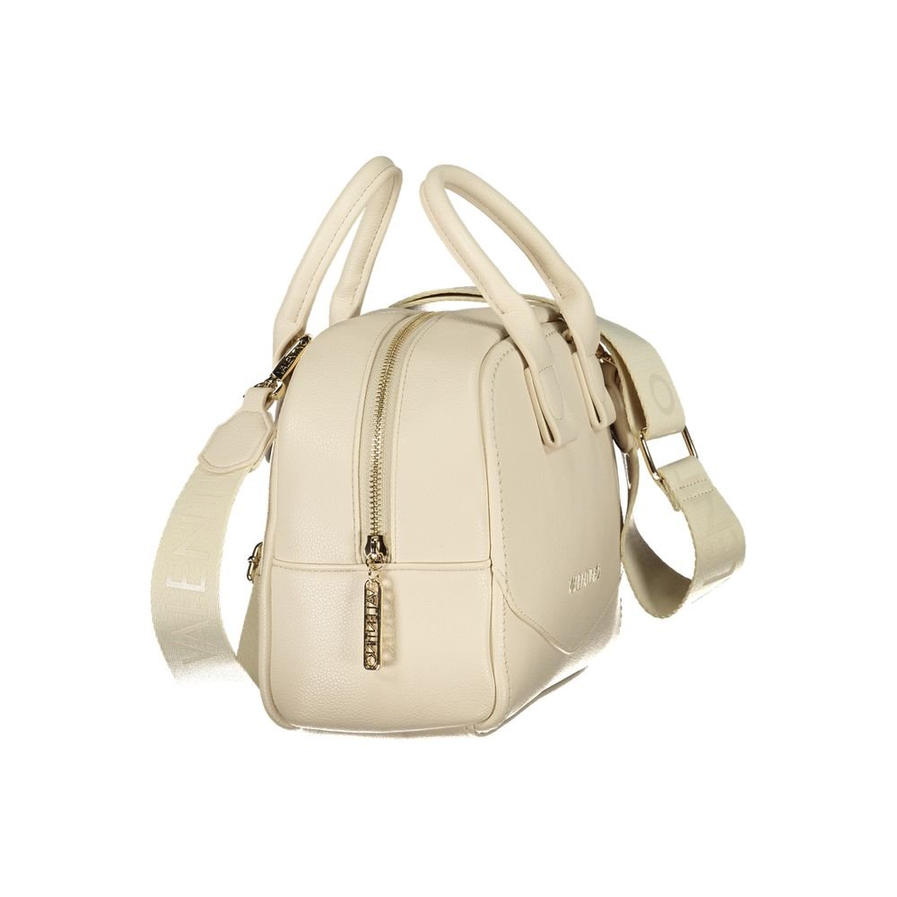 Beige Polyurethane Women Bag - Image 3