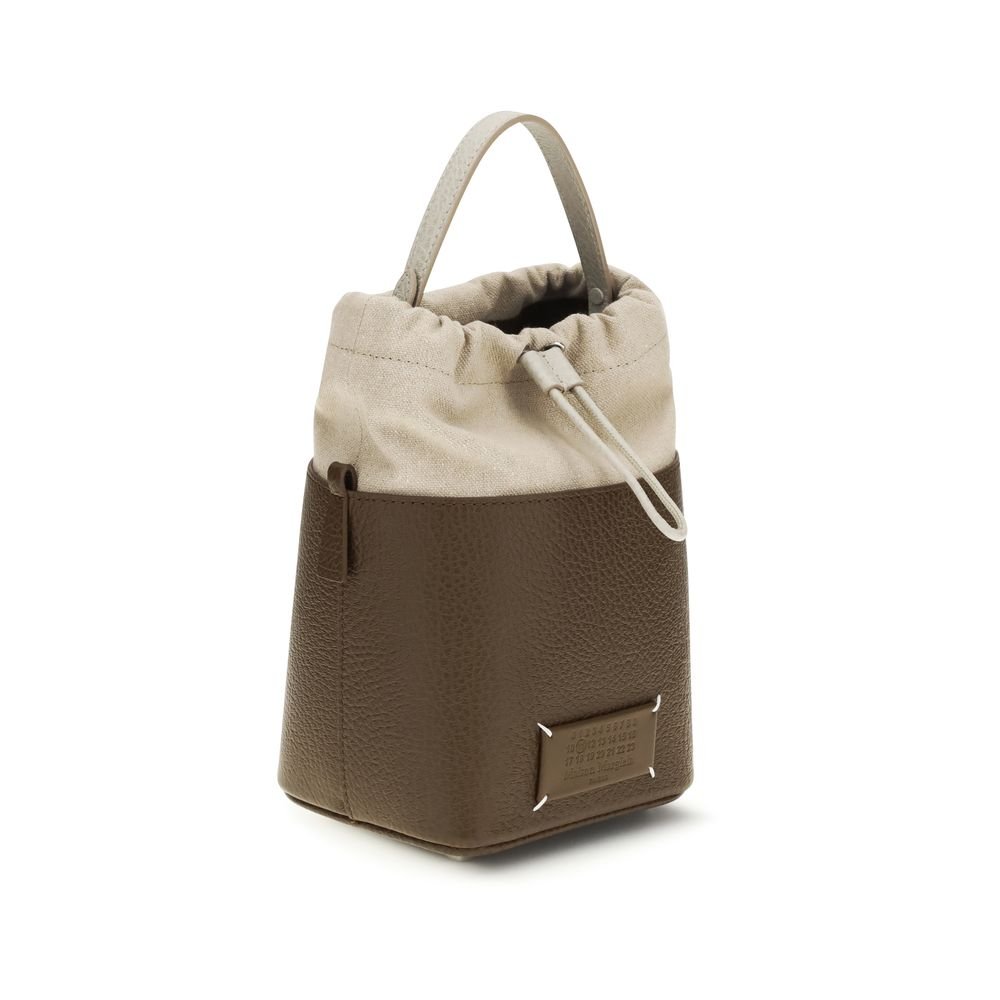 Brown Calf Leather Bos Taurus Backet Bag - Image 2