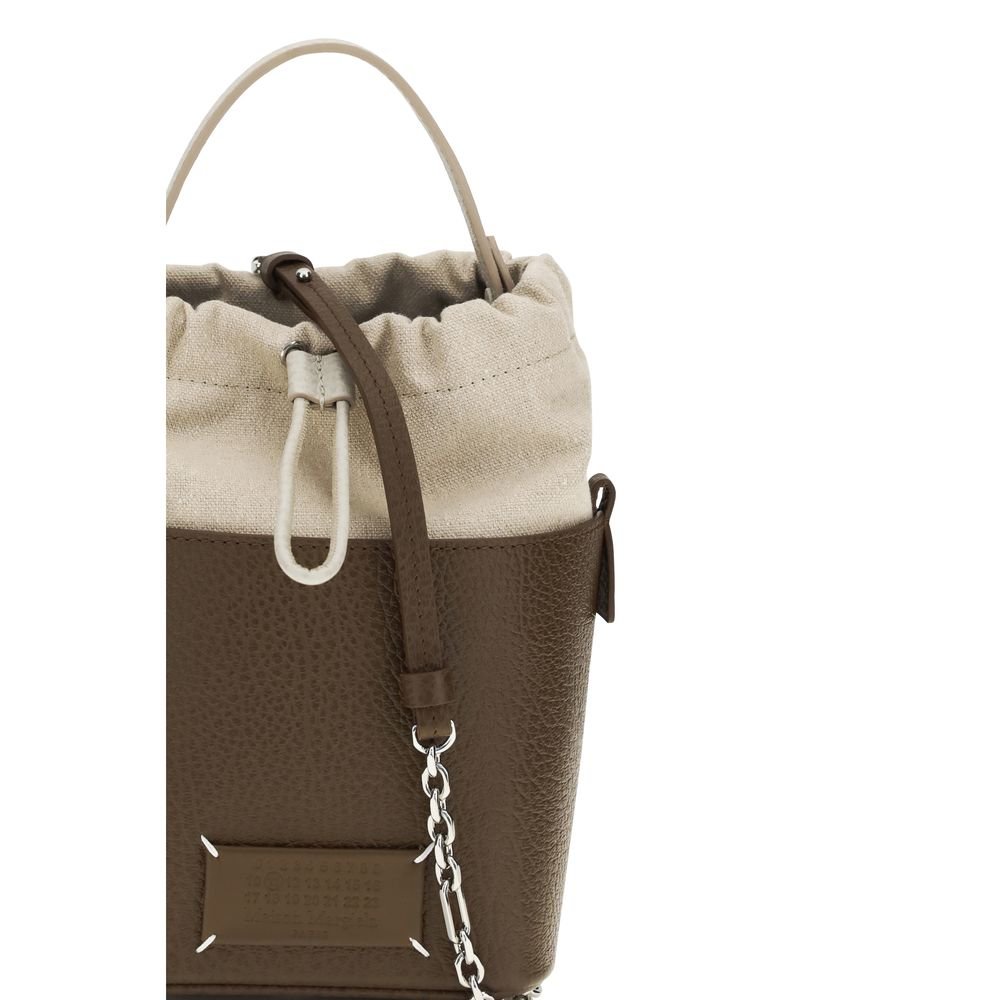 Brown Calf Leather Bos Taurus Backet Bag - Image 4