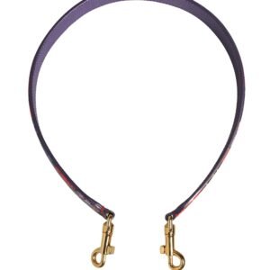 Multicolor Floral Leather Bag Accessory Shoulder Strap