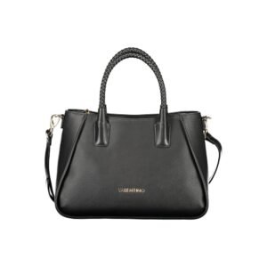 Nero Poliuretano Women's Bag with Adjustable Shoulder Strap