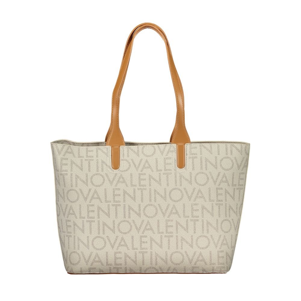 Beige Polyurethane Womens Bag - Image 2