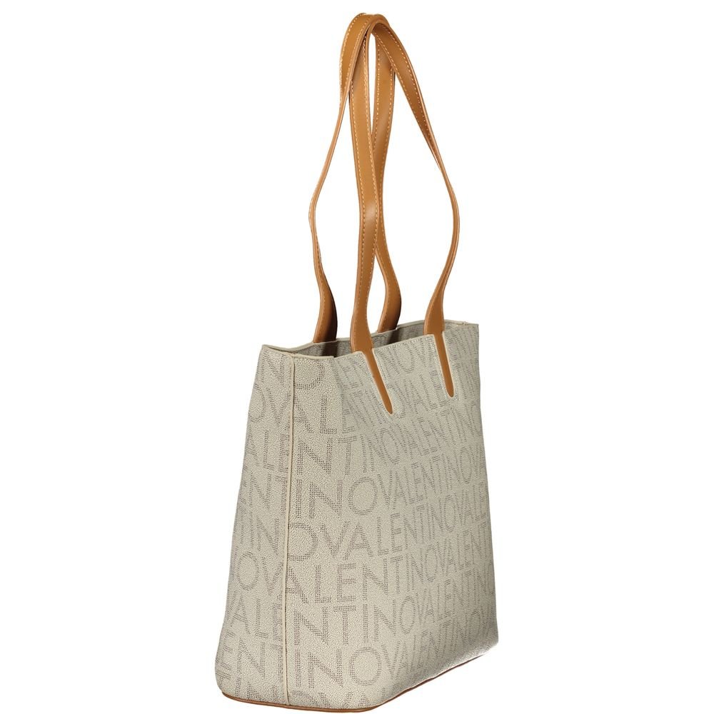 Beige Polyurethane Womens Bag - Image 3
