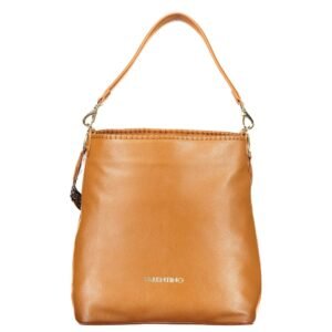 Brown Polyurethane Women's Bag