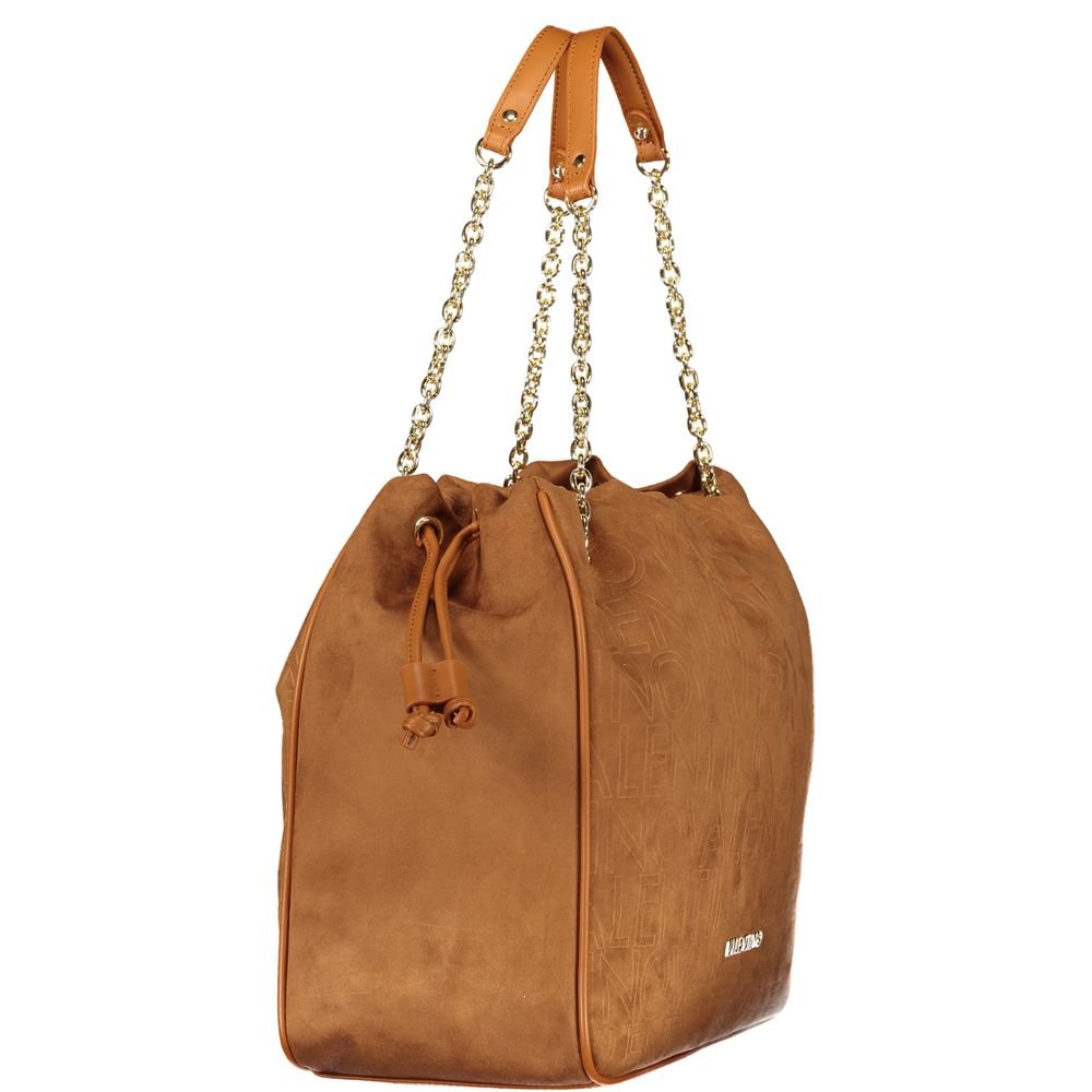 Brown Polyurethane Women's Bag - Image 3