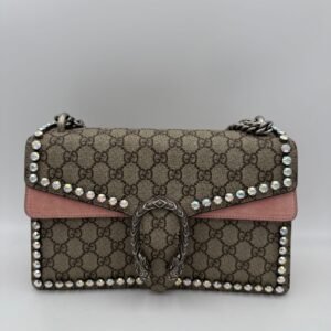 GUCCI DIONYSUS GG Supreme with Diamantes Handbag