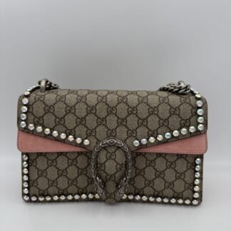 GUCCI DIONYSUS GG Supreme with Diamantes Handbag