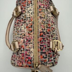 FENDI FF Canvas Fiori Handbag
