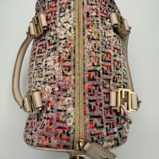 FENDI FF Canvas Fiori Handbag
