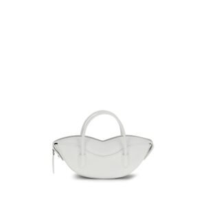White Calf Leather Bos Taurus Shoulder Bag