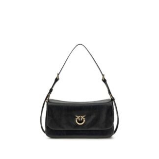 Black Calf Leather Bos Taurus Shoulder Bag