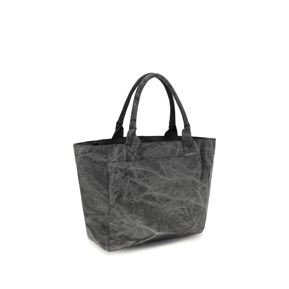 Gray Recycled Cotton Shoulder Bag - Image 3