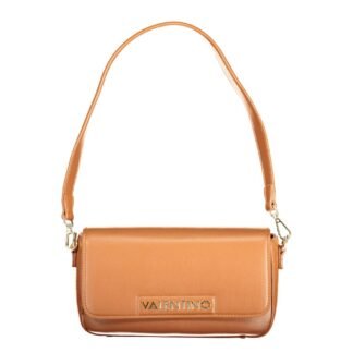 Brown Polyurethane Women's Bag