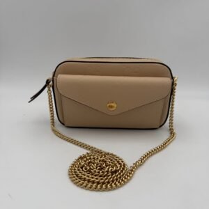 GUCCI GG Jumbo Beige with Front Pocket Shoulder Bag