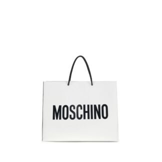 White Calf Leather Bos Taurus Shoulder Bag
