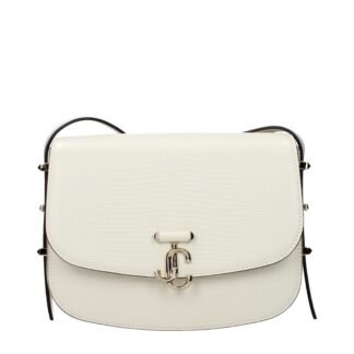 White Leather Crossbody Bag