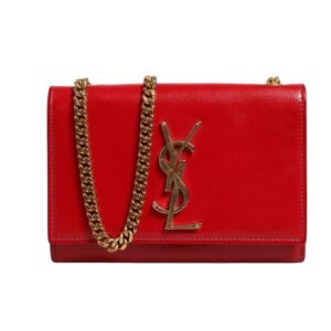 Kate Red Leather Crossbody Bag