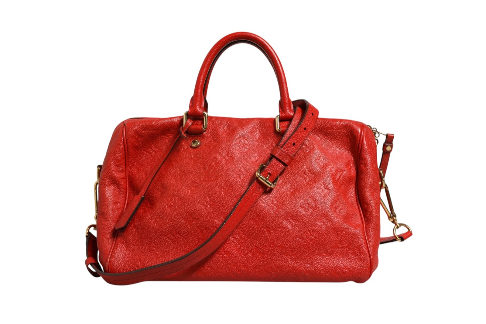 Red Monogram Empreinte Speedy Bandouliere 30 - Image 4