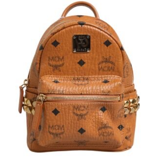 Stark Mini Backpack in Visetos Cognac
