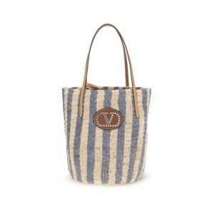 Multicolor Raffia Backet Bag