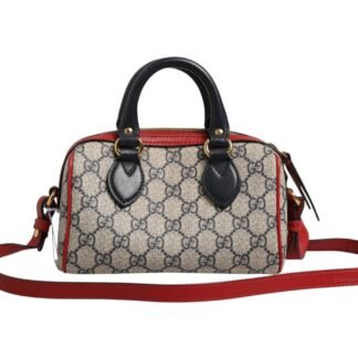 Gucci GG Supreme Mini Boston Bag