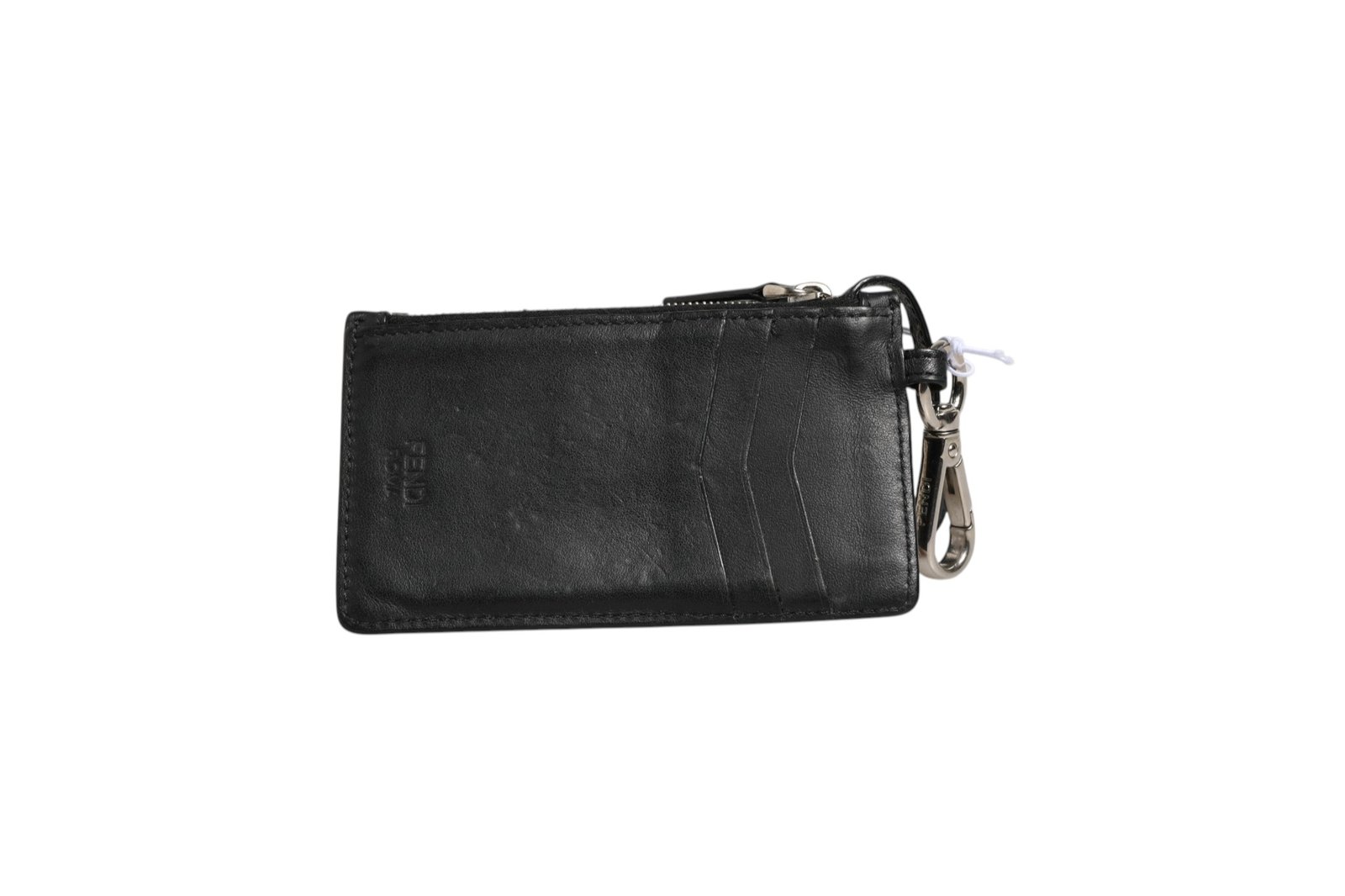 Vitello Liberty Studded Coin Pouch Key Case Ardesia - Image 3