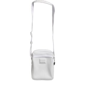 White Logo Plaque Crossbody Shoulder Borse Men Bag