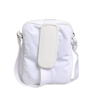 White Logo Plaque Crossbody Shoulder Borse Men Bag