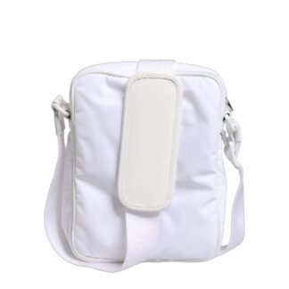 White Logo Plaque Crossbody Shoulder Borse Men Bag