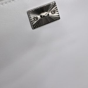 White Logo Plaque Crossbody Shoulder Borse Women Bag