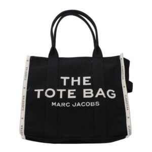 Black Fabric Shoulder Bag