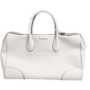 Medium Diamante Leather Boston Bag