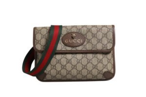 Supreme Monogram Neo Vintage Web Belt Bag Brown