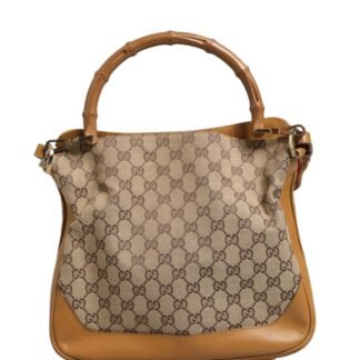 Diana Small Shoulder Bag in GG Canvas