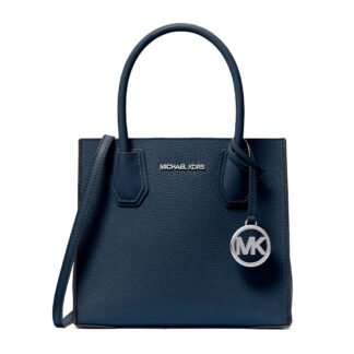 Blue Fur Handbag