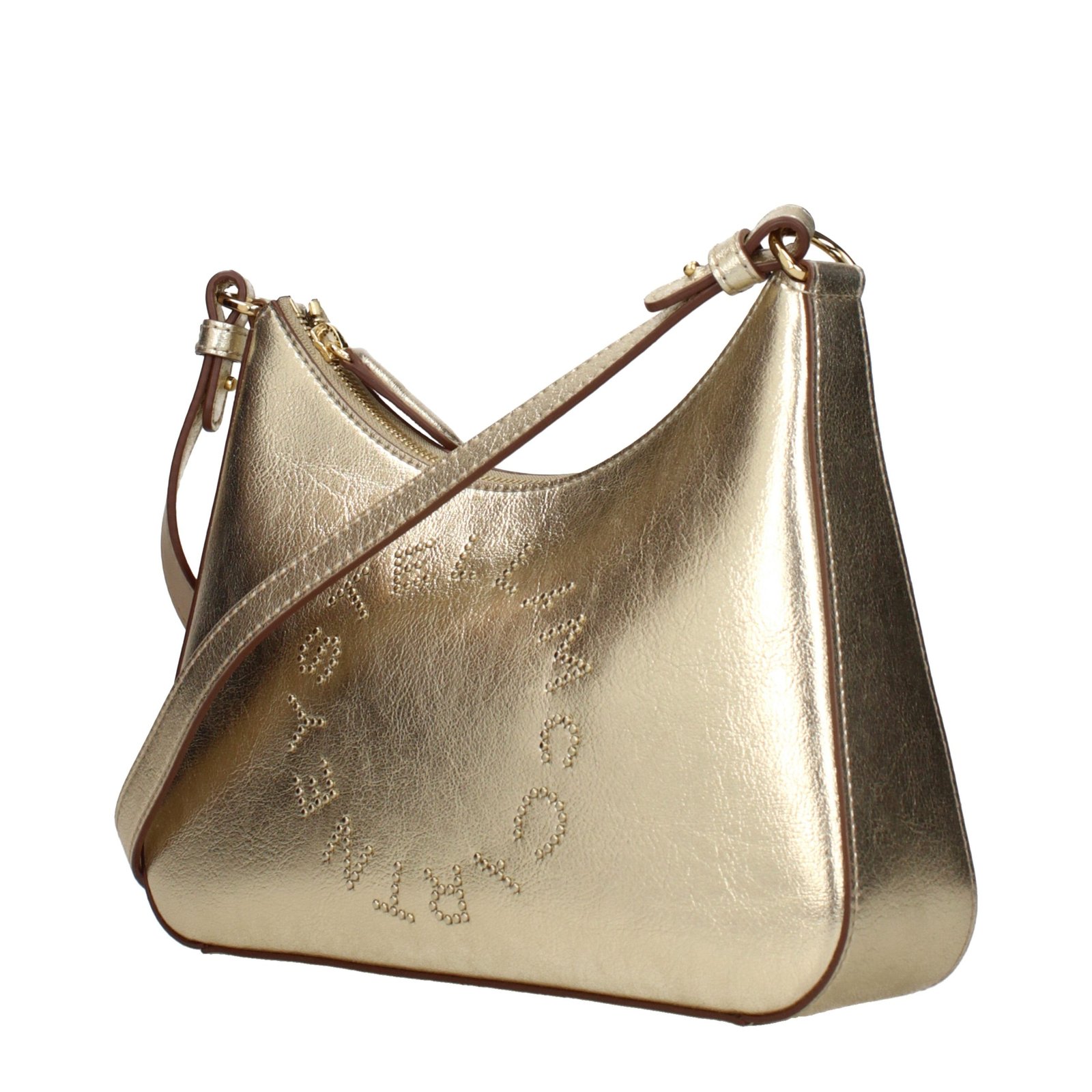 Gold Leather Shoulder Bag - Image 2