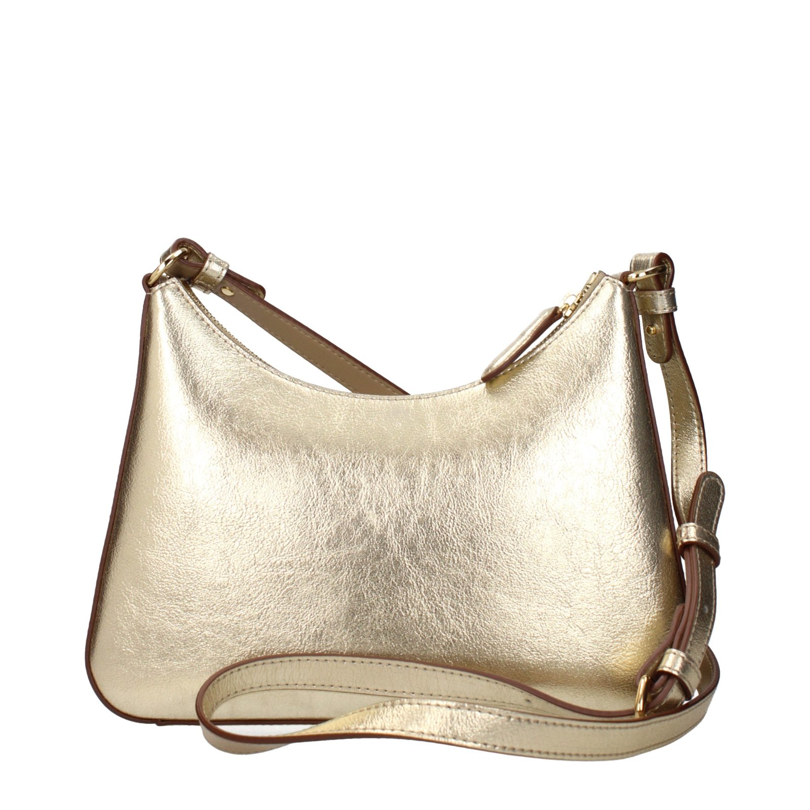 Gold Leather Shoulder Bag - Image 3