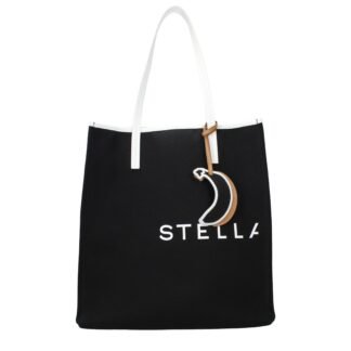 Black Fabric Shoulder Bag