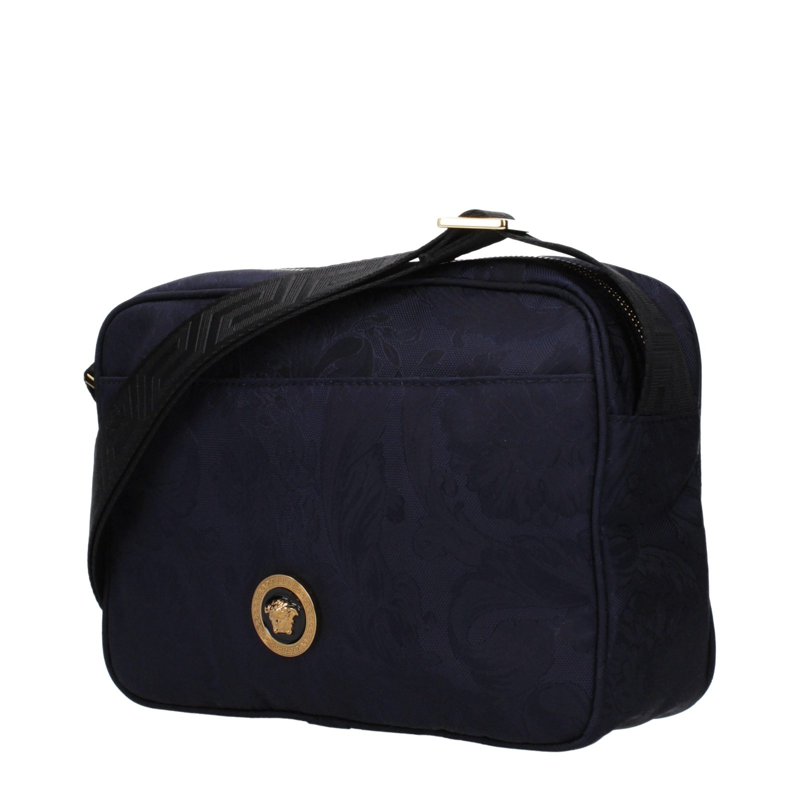 Blue Fabric Crossbody Bag - Image 2