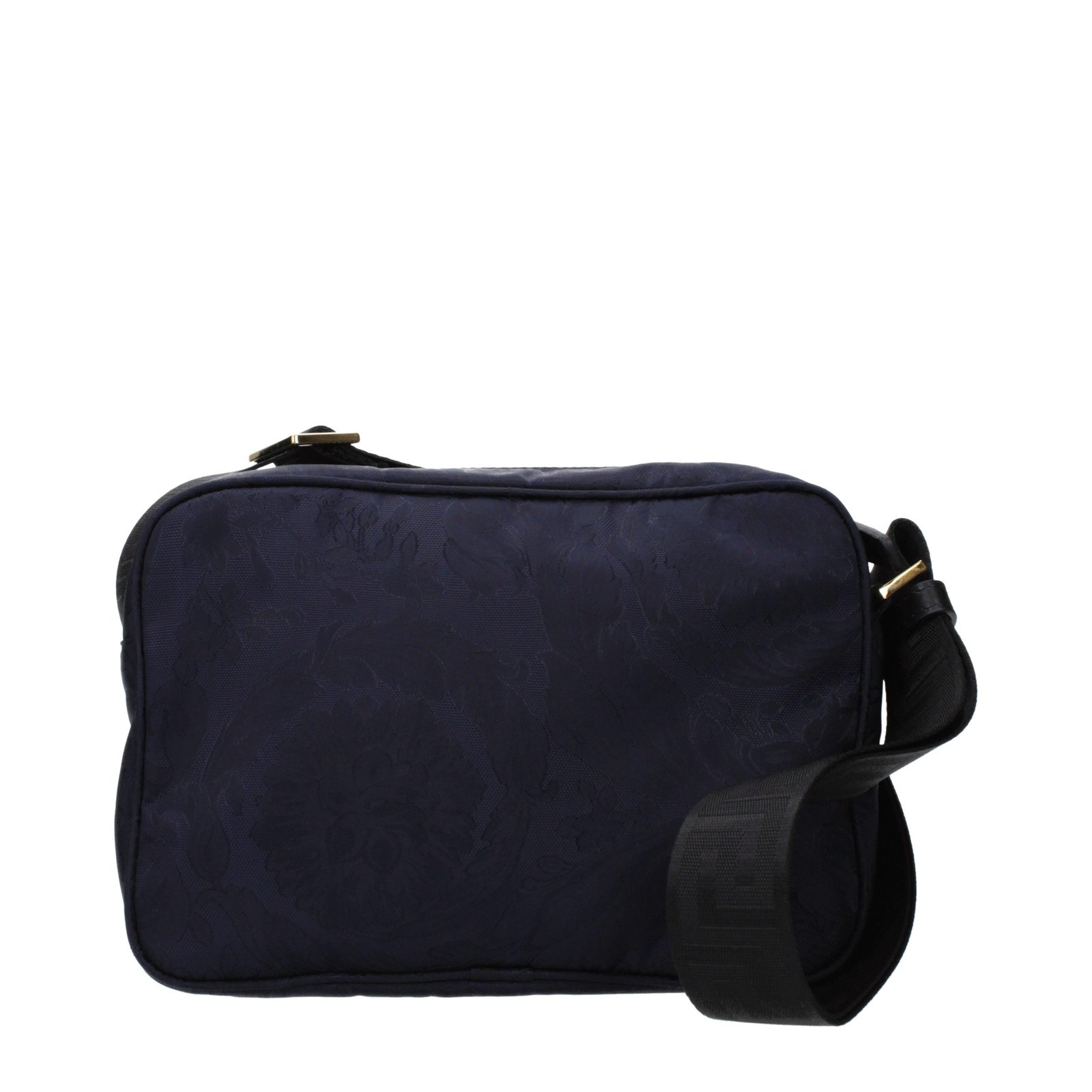 Blue Fabric Crossbody Bag - Image 3
