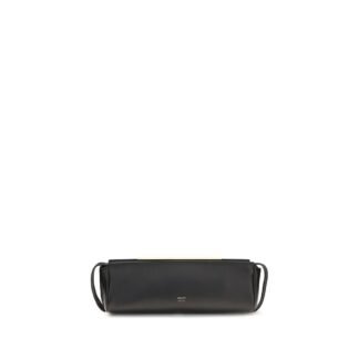 Black Calf Leather Bos Taurus Clutch Bag