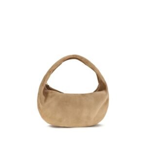 Beige Calf Leather Bos Taurus Shoulder Bag
