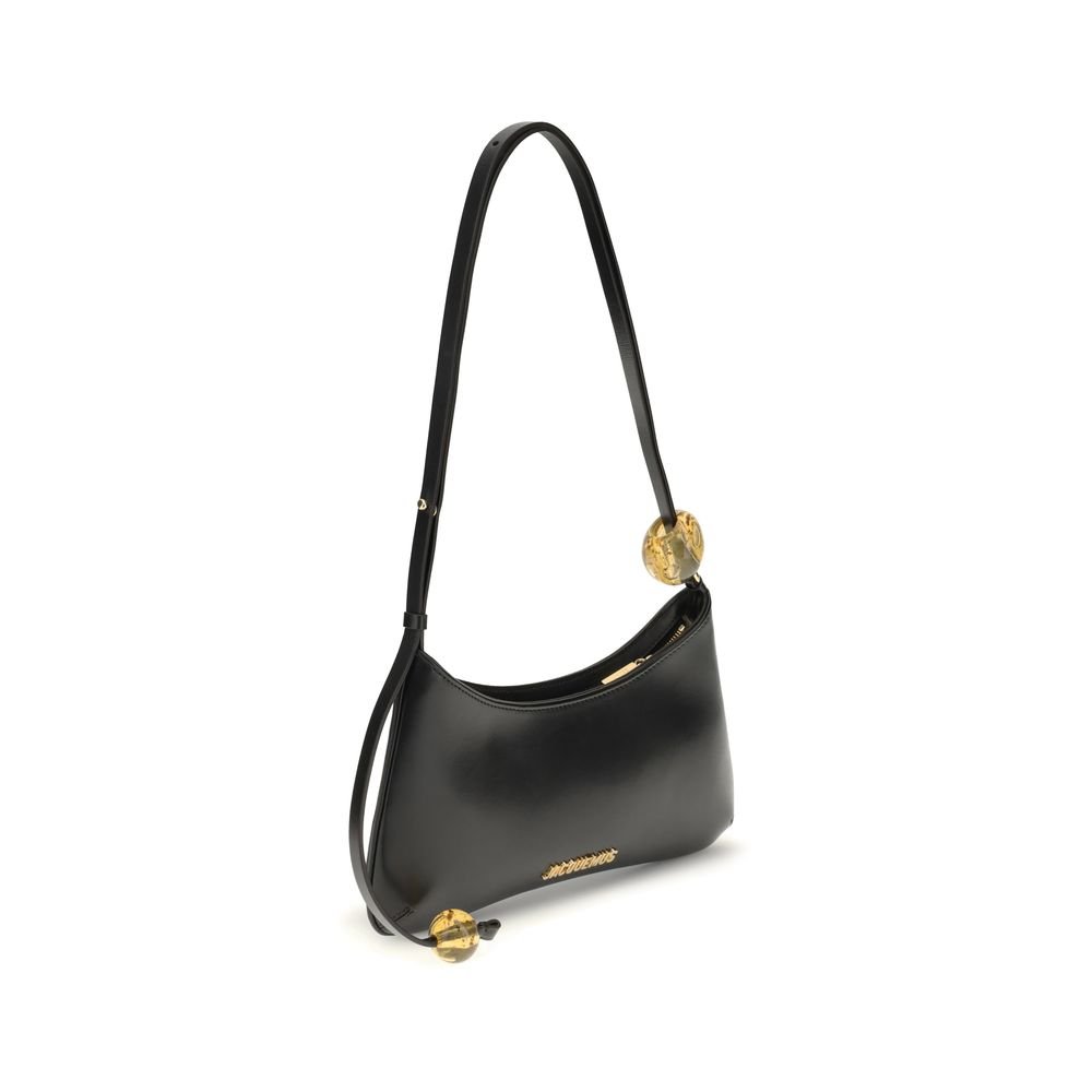 Black Calf Leather Bos Taurus Shoulder Bag - Image 2